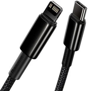 BASEUS BASEUS DATA PD20W KABEL USB-C DO LIGHTNING 2M CZARNY 17060 - Kable komputerowe i do monitorów - miniaturka - grafika 4