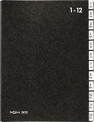 Teczki i skoroszyty - Pagna Teczka Pultordner Classic 12 Fächer 1-12/Jan-Dez schwarz 24121-04 - miniaturka - grafika 1