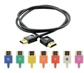 Kable - Kramer kabel High-Speed HDMI z Ethernet, 0.9 m niebieski C-HM/HM/PICO/BL-3 - miniaturka - grafika 1