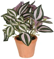 Sztuczne kwiaty - SPLENDID Trzykrotka sztuczna w doniczce 22 cm SPLENDID - miniaturka - grafika 1