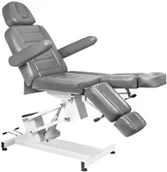 Fotele kosmetyczne - AZZURRO Fotel kosmetyczny elektr. azzurro 706 pedi 1 siln. szary P118763 - miniaturka - grafika 1