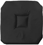 Poduszki na krzesła - Douceur d'Intérieur douceur 1605156 D 'intérieur poduszka na krzesło, z 4 klapami poliester Uni ważne 35 x 35 cm, czarny, 35 x 35 cm 1605157 - miniaturka - grafika 1
