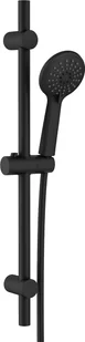 Deante Jasmin Zestaw prysznicowy ścienny czarny NGJN51K - Zestawy prysznicowe - miniaturka - grafika 2