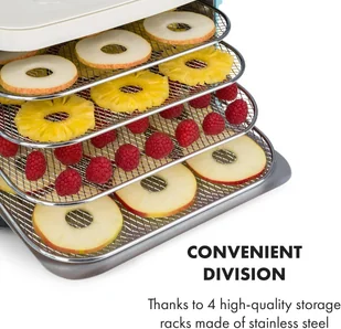 Klarstein TK3G-TuttiFrutti-Blu - Suszarki do grzybów, owoców i warzyw - miniaturka - grafika 6