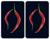 Inne naczynia kuchenne - Wenko Zestaw płyt ochronnych na kuchenkę, 52x30x0,5 cm, 2 szt. - miniaturka - grafika 1