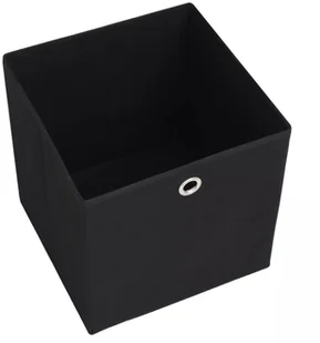 vidaXL Pudła do przechowywania z włókniny, 4 szt., 32x32x32 cm, czarne vidaXL - Pudła i pojemniki do przechowywania - miniaturka - grafika 6