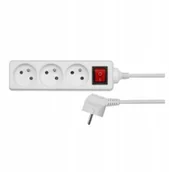 Przedłużacze i rozgałęźniki - HBF Aw 4 Gniazda 3,0m Uziemienie AW24641 - miniaturka - grafika 1