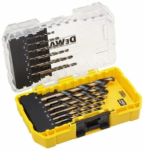 DeWalt zestaw 19 szt. wierteł do metalu, HSS-G BLACK & GOLD, SMALL TOUGH CASE+, [DT70728] DT70728-QZ - Wiertła - miniaturka - grafika 3
