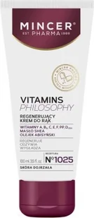 Mincer Pharma Pharma VITAMINS PHILOSOPHY N° 1025 REGENERUJĄCY KREM DO RĄK - Kremy i maski do rąk - miniaturka - grafika 2