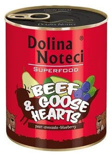Dolina Noteci Premium Superfood Pies Wołowina i serca gęsi puszka 800g - Mokra karma dla psów Dolina Noteci Premium Superfood Pies Wołowina i serca gęsi puszka 800g - Mokra karma dla psów - miniaturka - grafika 3