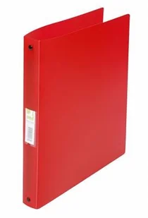 Q-CONNECT segregator ringowy , PP, A4/4R/25mm, transparentny czerwony KF02907 - Segregatory - miniaturka - grafika 3