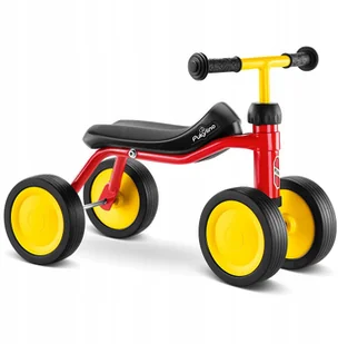 Puky Jeździk Dla Dzieci Red/Czerwony - Białe Koła - PukyLino 3019 - Jeździki dla dzieci - miniaturka - grafika 2