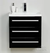 Szafki łazienkowe - Gante Szafka wisząca z umywalką 60/39/3 seria Fokus C FKS-C-U60/39/3 Clever - miniaturka - grafika 1