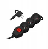 Listwy zasilające - Płaska Wtyczka Listwa Zasilająca Przedłużacz - miniaturka - grafika 1