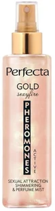 Perfecta Perfecta Mgiełka do ciała Pheromones active Gold sexyfire 200 ml PERFECTA 076779 - Toniki i hydrolaty do twarzy - miniaturka - grafika 2