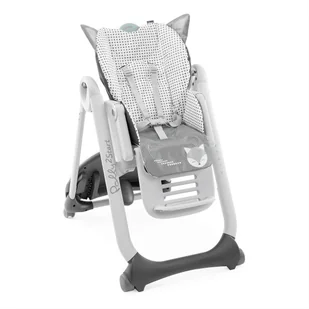 Chicco Polly 2 Start 3w1 krzesełko do karmienia 4 kółka Foxy - Krzesełka do karmienia - miniaturka - grafika 8