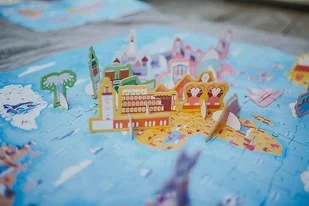 Janod Puzzle Edukacyjne z Figurkami 3d Cuda Świata 350 Elementów 7 +, - Puzzle - miniaturka - grafika 15