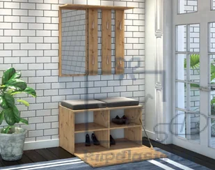 Garderoba z wieszakiem i szafką na buty Malea - dąb artisan - Meble do przedpokoju - miniaturka - grafika 3