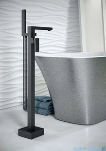 BESCO Varium bateria wannowa wolnostojąca chrom BW-V-CH | - Baterie umywalkowe - miniaturka - grafika 3