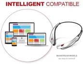 Słuchawki - Mobilari M444006 Białe - miniaturka - grafika 1