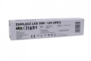 Eko-Light ZASILACZ LED 30W IP67 EKZAS755 - Akcesoria do oświetlenia - miniaturka - grafika 7