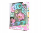 Zabawki AGD - Zestaw Naczyń dla dzieci talerzyki filiżanki - miniaturka - grafika 1