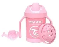 Twistshake Twistshake, Kubek niekapek z uchwytami i mikserem do owoców, Różowy, 230 ml - Kubki dla dzieci - miniaturka - grafika 3