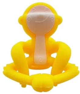 Mombella ŻÓŁTA MAŁPKA silikonowy gryzak Mombella MO P8081-3 - Gryzaki dla dzieci - miniaturka - grafika 5