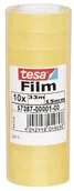 Taśmy klejące - tesa taśma klejąca, duże rolki, 10 sztuk, przezroczysty 33 m: 15 mm 57387-00001-00 - miniaturka - grafika 1