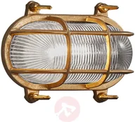 Lampy ogrodowe - Nordlux Kinkiet zewnętrzny Helford, mosiądz - miniaturka - grafika 1