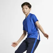 Odzież sportowa dziecięca - Nike Koszulka piłkarska z krótkim rękawem dla dużych dzieci Dri-FIT Academy - Niebieski AO0739-480 - miniaturka - grafika 1