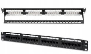Digitus Patch panel 24-portowy UTP kat5e 19cal DN-91524U - Panele krosownicze - miniaturka - grafika 7