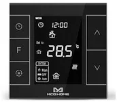 Systemy inteligentnych domów - MCO HOME Termostat MCO HOME czarny (MH7-EH-EU) ogrzewanie elektryczne - miniaturka - grafika 1