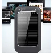 Ładowarki i akumulatory - Kacper Gucma Akumulator zewnętrzny Power Bank 3500mAh Li-Polymer DC 5V/1A/2A z panelem słonecznym - miniaturka - grafika 1