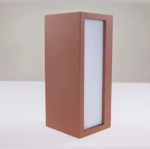 Lampenwelt Prostokątna Bente rdzawa - Lampy ogrodowe - miniaturka - grafika 3