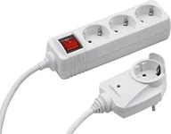 Przedłużacze i rozgałęźniki - Meister listwa zasilająca, przewód o długości 1,2 m, produkt dostępny z różną ilością gniazdek - miniaturka - grafika 1