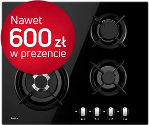 Płyta gazowa do zabudowy Amica MPGCZ6411 - Płyty gazowe do zabudowy - miniaturka - grafika 3