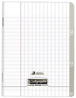 Notesy i bloczki - Clairefontaine 18224 °C 17 x 22 cm Seyes linie zeszytowym nacięciami notebook z 48 arkuszy, przezroczysty 18224C - miniaturka - grafika 1