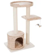 Drapaki dla kotów - Bitiba Drapak Natural Home Ii, Beżowy - Dł. X Szer. X Wys.: 60 X 48 X 99,5 Cm - miniaturka - grafika 1