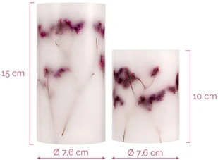 PAULEEN Pauleen Shiny Bloom Candle świeca LED 2 szt. - Świece - miniaturka - grafika 2