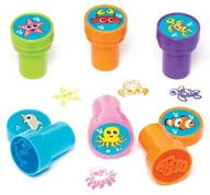 Kinder party - Baker Ross selbstfaerbende świat "pod wodą" dla dzieci do majsterkowania i dekorowania kart i innych prac kreatywnych pieczątki  małe prezenty dla letnie festyny (10 sztuk) - miniaturka - grafika 1