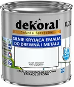 Emalie - Dekoral Emalia Emakol Strong biała mat 0 2 l 387667 - miniaturka - grafika 1