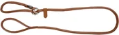 Smycze dla psów - Kerbl Smycz dla psa Roma (regulowana), 1,7 m, skóra, brązowa, 81100 - miniaturka - grafika 1