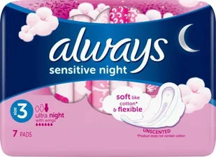 Always PODPASKI ULTRA SENSITIVE NIGHT SINGLE 7 SZT 37435344 - Podpaski - miniaturka - grafika 2