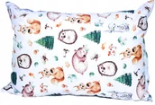 Pościel dla dzieci - Poszewka 40x60 dla dziecka las wiewiórka jeżyk - miniaturka - grafika 1
