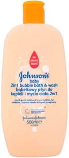 Johnson&Johnson Baby 2w1 bąbelkowy płyn do kąpieli i mycia ciała 500ml - Kosmetyki kąpielowe dla dzieci - miniaturka - grafika 4