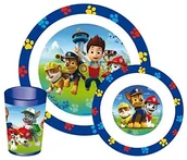 Kinder party - Nickelodeon Paw Patrol lunchset Niebieski z tworzywa sztucznego 3 części - miniaturka - grafika 1