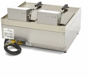 MAXIMA Frytownica elektryczna Maxima 600 2x10L 60 X 60 CM MAXIM 09391650 09391650 - Frytownice gastronomiczne - miniaturka - grafika 4