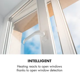 Klarstein Klarstein Wonderwall 60 Promiennik podczerwieni 60 x 100 cm 600 W timer tygodniowy IP24 kolor biały ACO14-Wonderwal-600 - Ogrzewanie przenośne - miniaturka - grafika 7