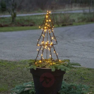 Best Season Zewnętrzna dekoracja LED Light Tree Foldy, 50 cm - Oświetlenie świąteczne - miniaturka - grafika 2